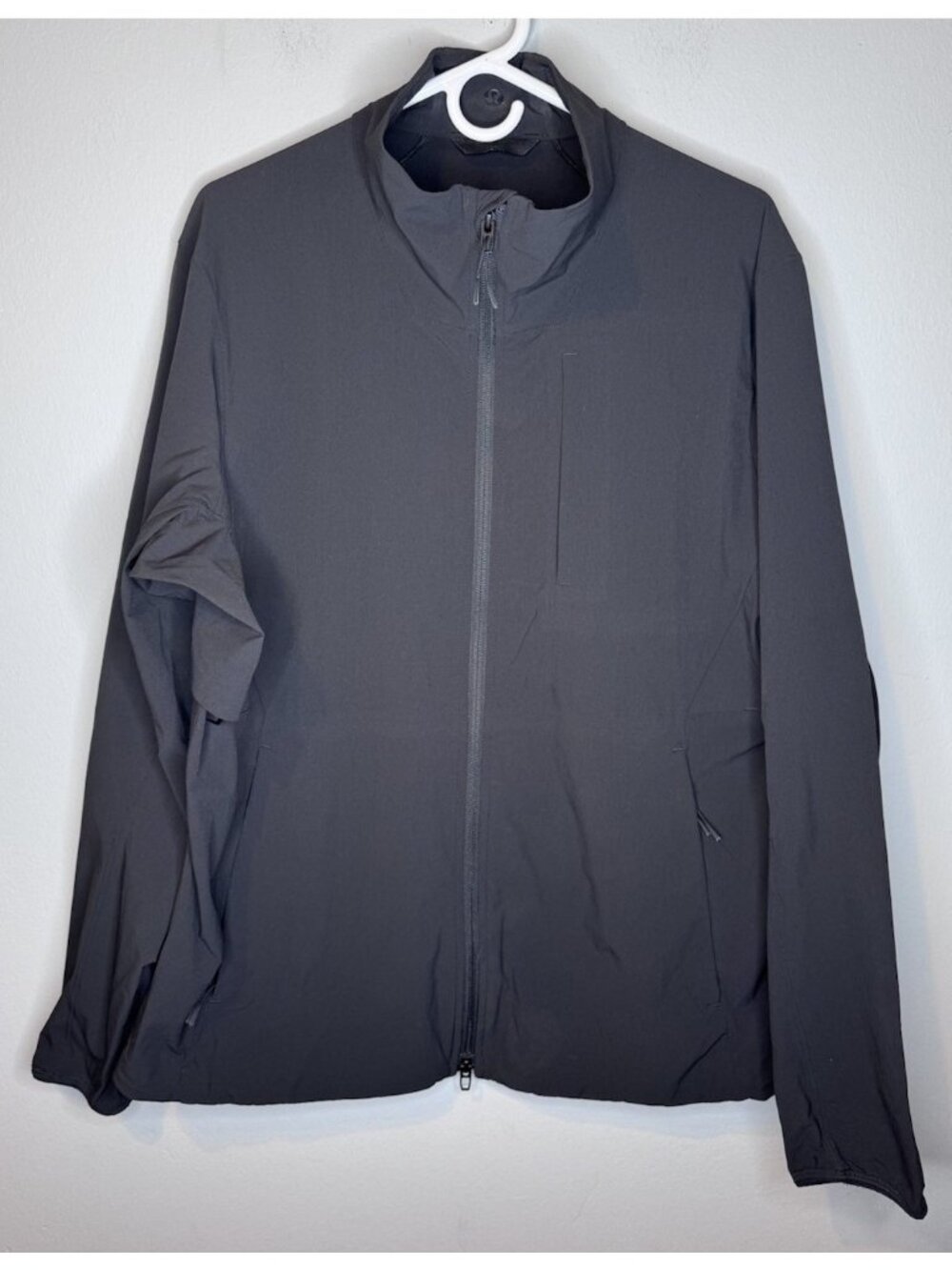 Lululemon Men's Expeditionist Jacket Water Repellent Size L Black Athleisure Zip